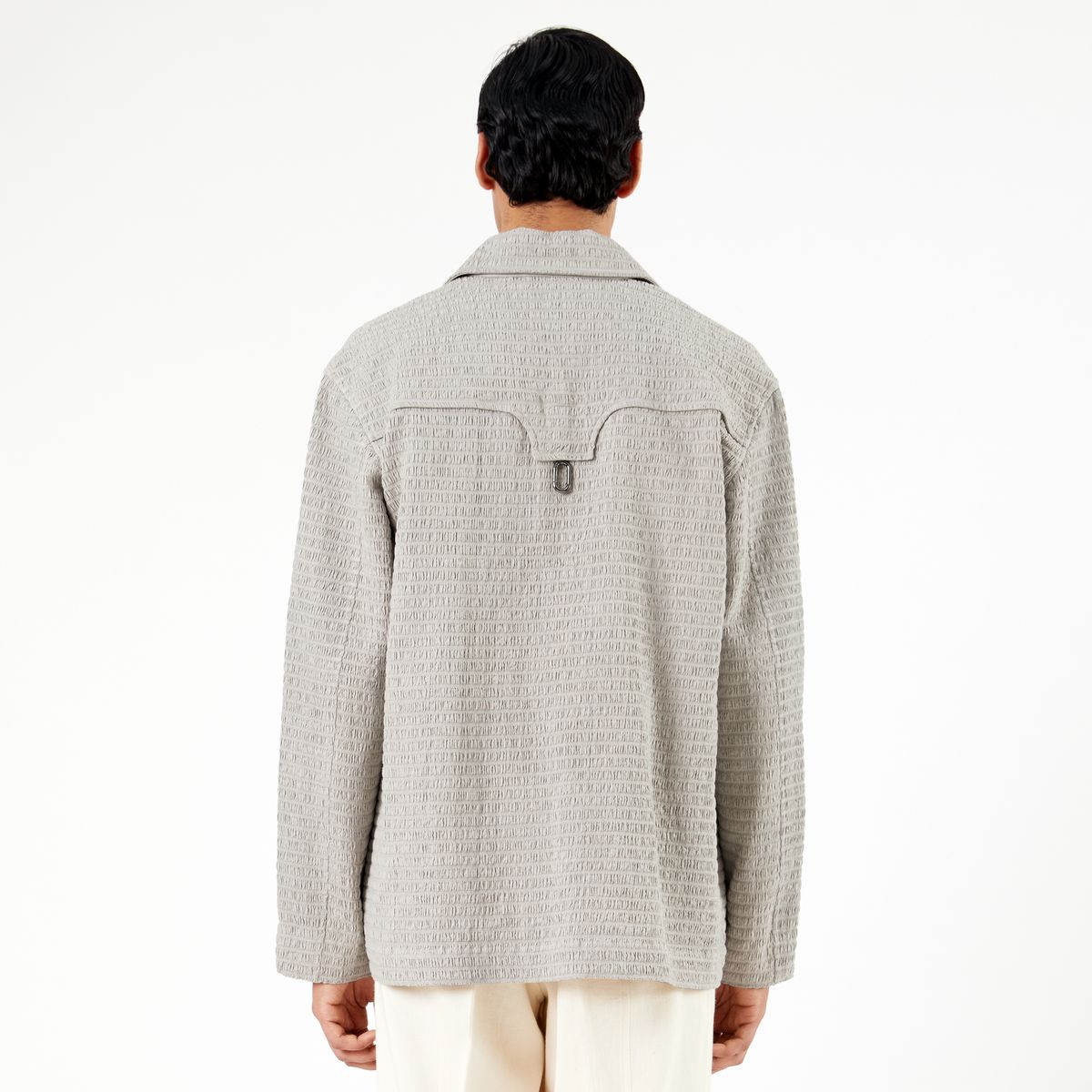 Collagen Overshirt 102- Gray - image 4
