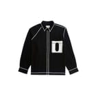 Canopy Denim Shirt- Full Sleeves- Black view 1
