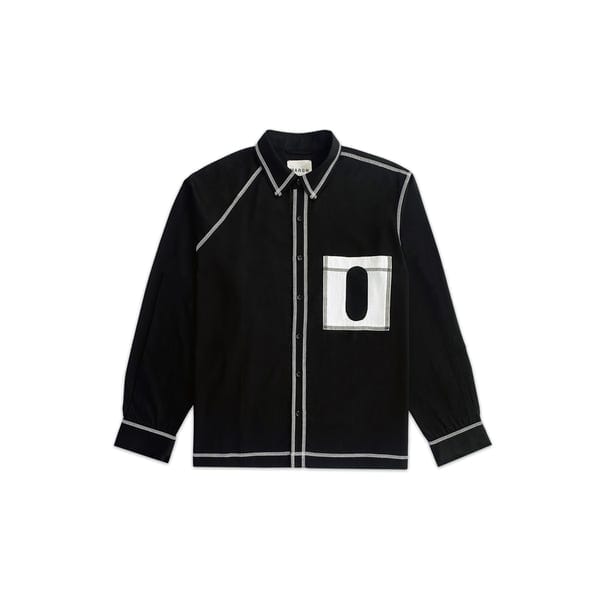 MARGN — Canopy Denim Shirt- Full Sleeves- Black