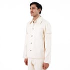 Elbow Overshirt- Off White view 2
