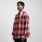 Medullary Ombre Checks Shirt- Red view 1