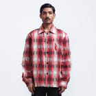 Medullary Ombre Checks Shirt- Red view 2