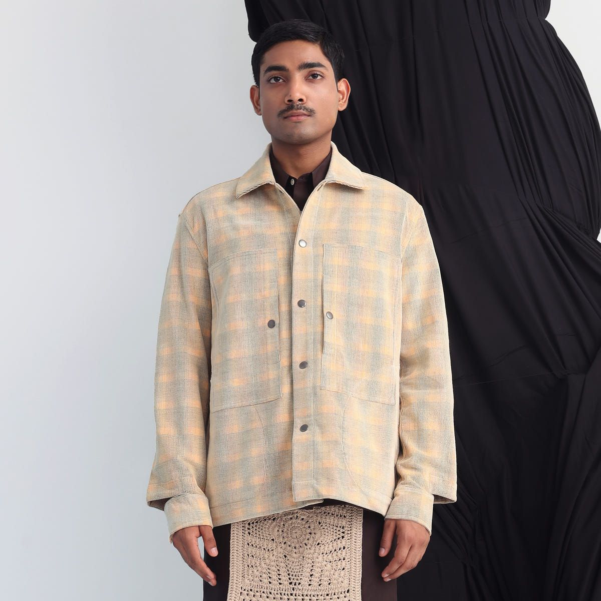 Corduroy Checks Overshirt - image 2