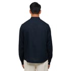 TENDON LINEN BLEND SHIRT- BL view 5