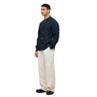 TENDON LINEN BLEND SHIRT- BL view 6