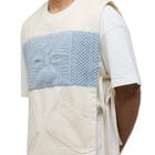 Epidermis Crochet Applique Vest - OW view 3