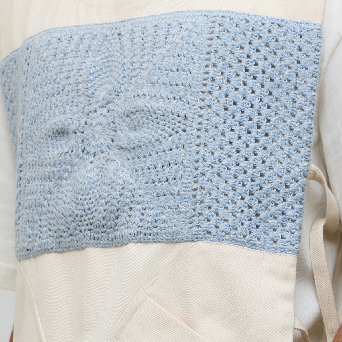 Epidermis Crochet Applique Vest - OW - image 5