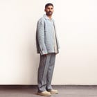 Actin Wrinkled Maheshwar Overshirt- Blue view 5