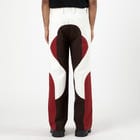 Border Panelled Trousers-Red view 4