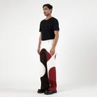 Border Panelled Trousers-Red view 5