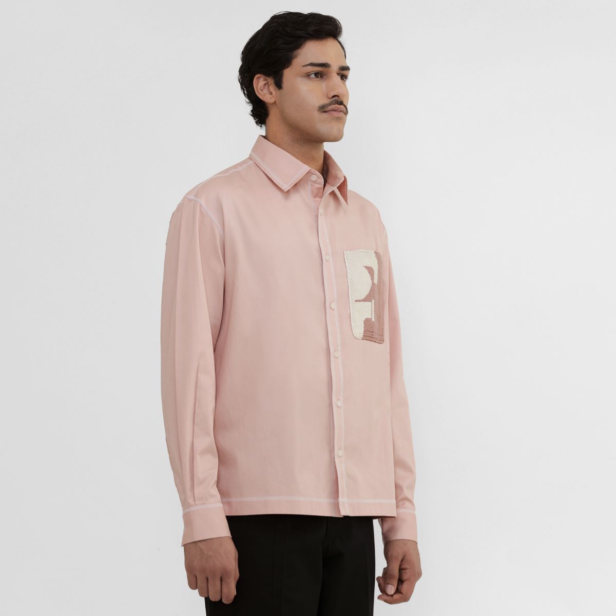 HandKnit Patch Pocket Shirt- SA - image 2