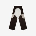 Border Panelled Trousers- Beige view 2