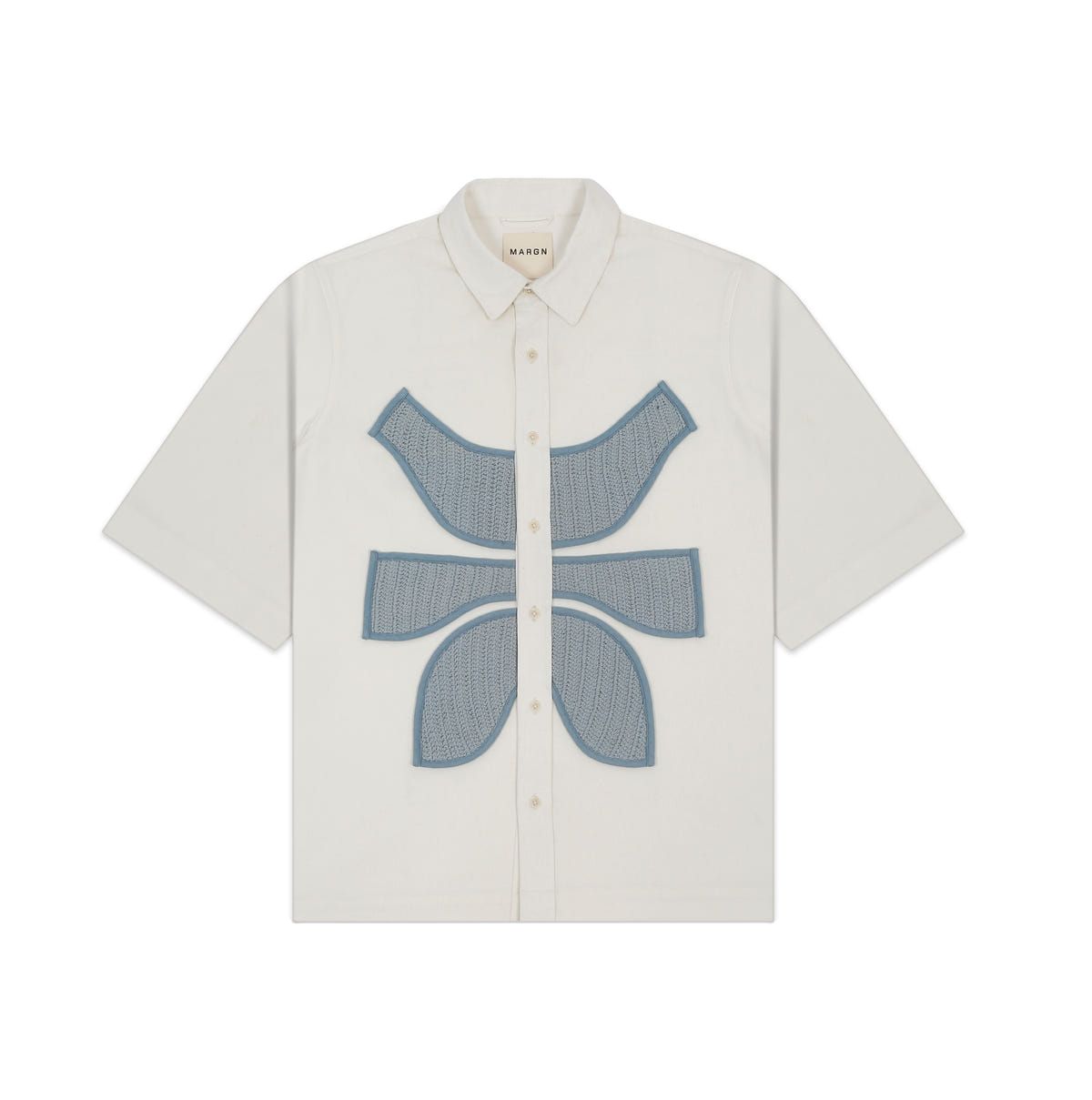 Vertebrae Symbolic Shirt- Off White BLUE - image 5
