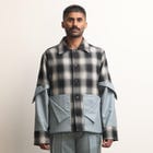 Apparatus Origami Jacket- Blue view 1