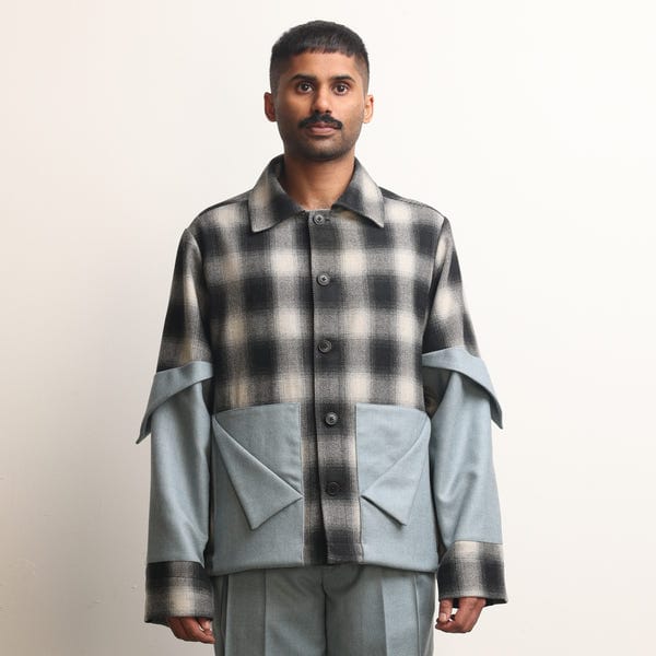 MARGN — Apparatus Origami Jacket- Blue