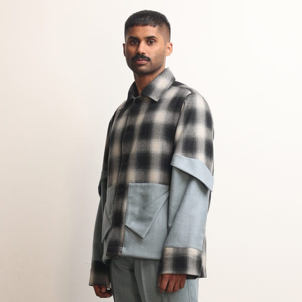 MARGN — Apparatus Origami Jacket- Blue