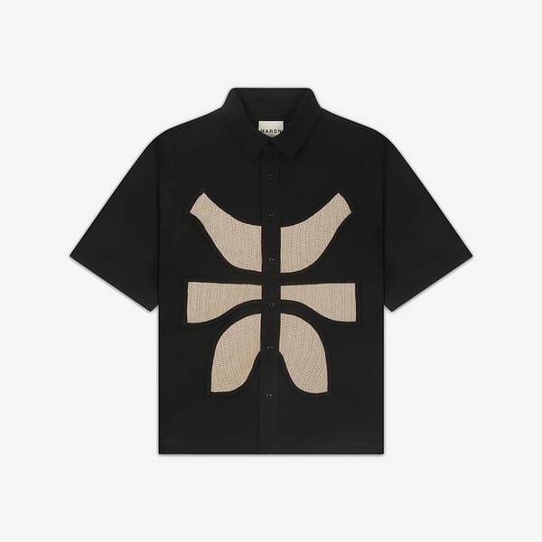 MARGN — Vertebrae Symbolic Shirt- Black