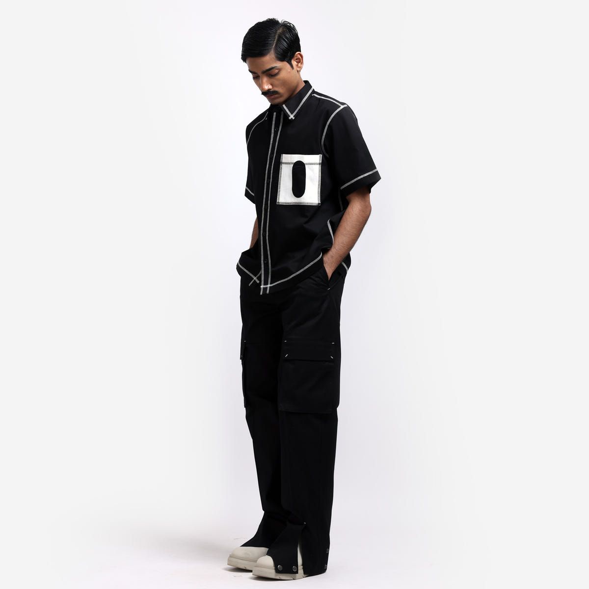 Canopy Denim Shirt- Black - image 7