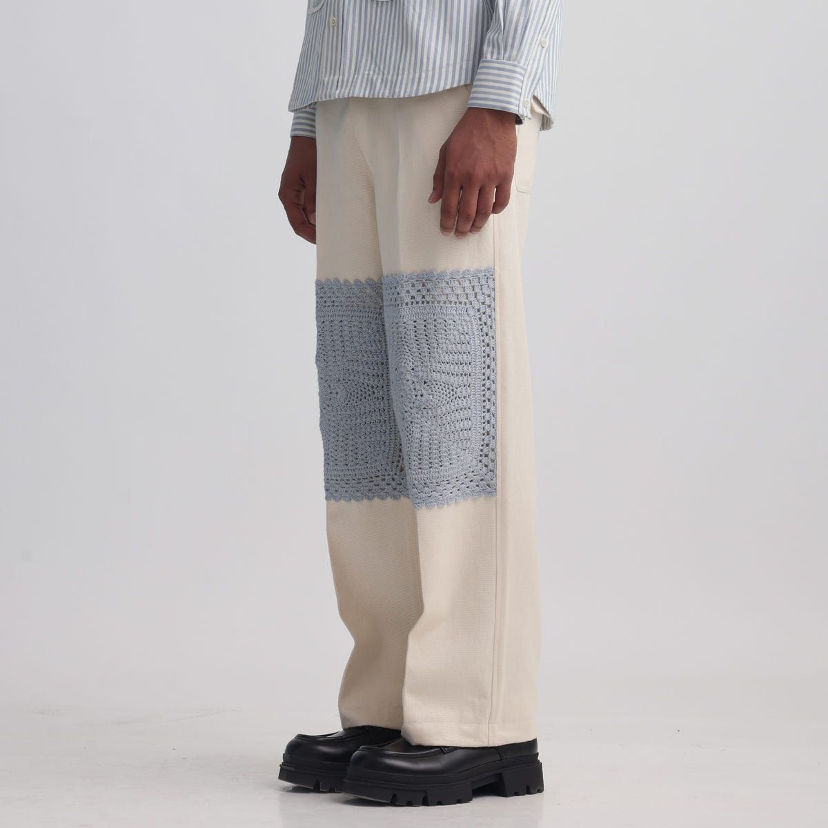 Epidermis Crochet Applique Trouser - OW - image 2