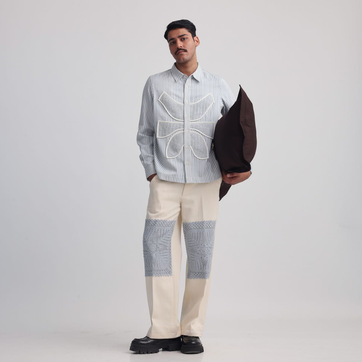 Epidermis Crochet Applique Trouser - OW - image 5