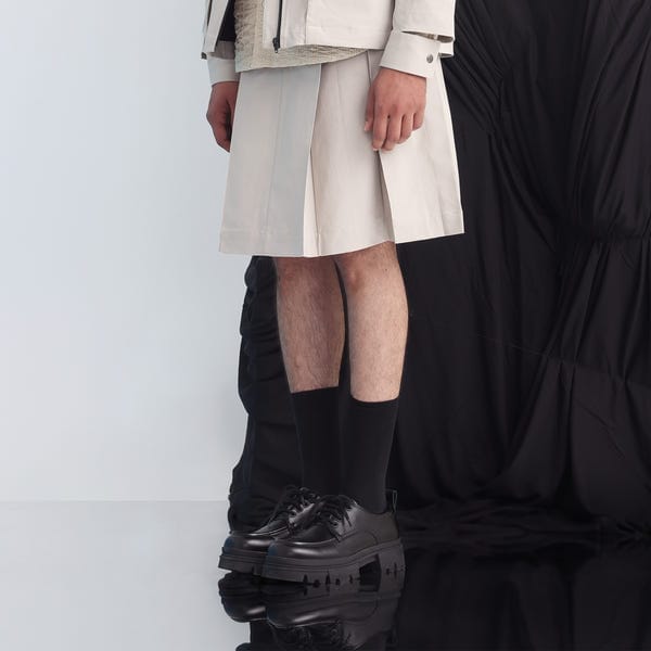 MARGN — Regiment Pleated Skirt