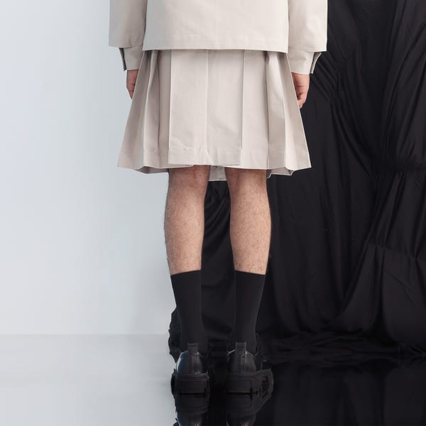 MARGN — Regiment Pleated Skirt