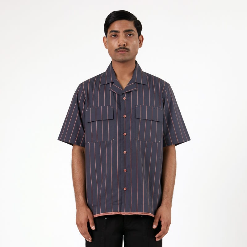 Regiment Striped Shirt- GR