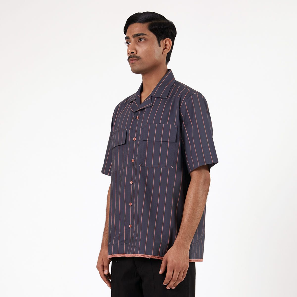 Regiment Striped Shirt- GR - image 2