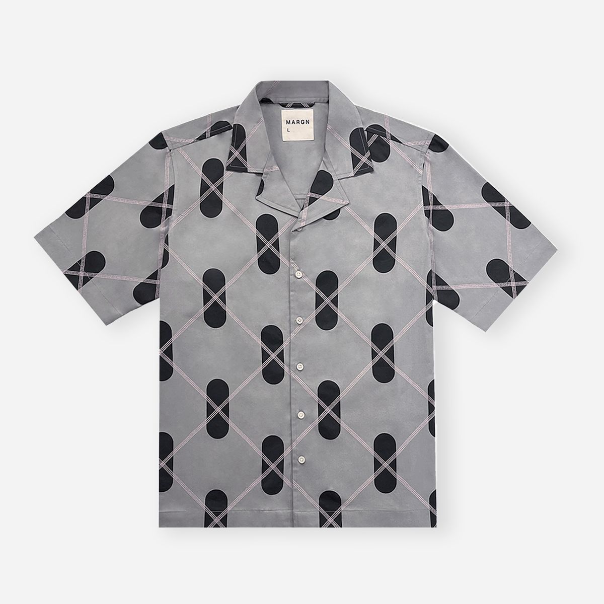 DNA Argyle Shirt - Grey - image 1