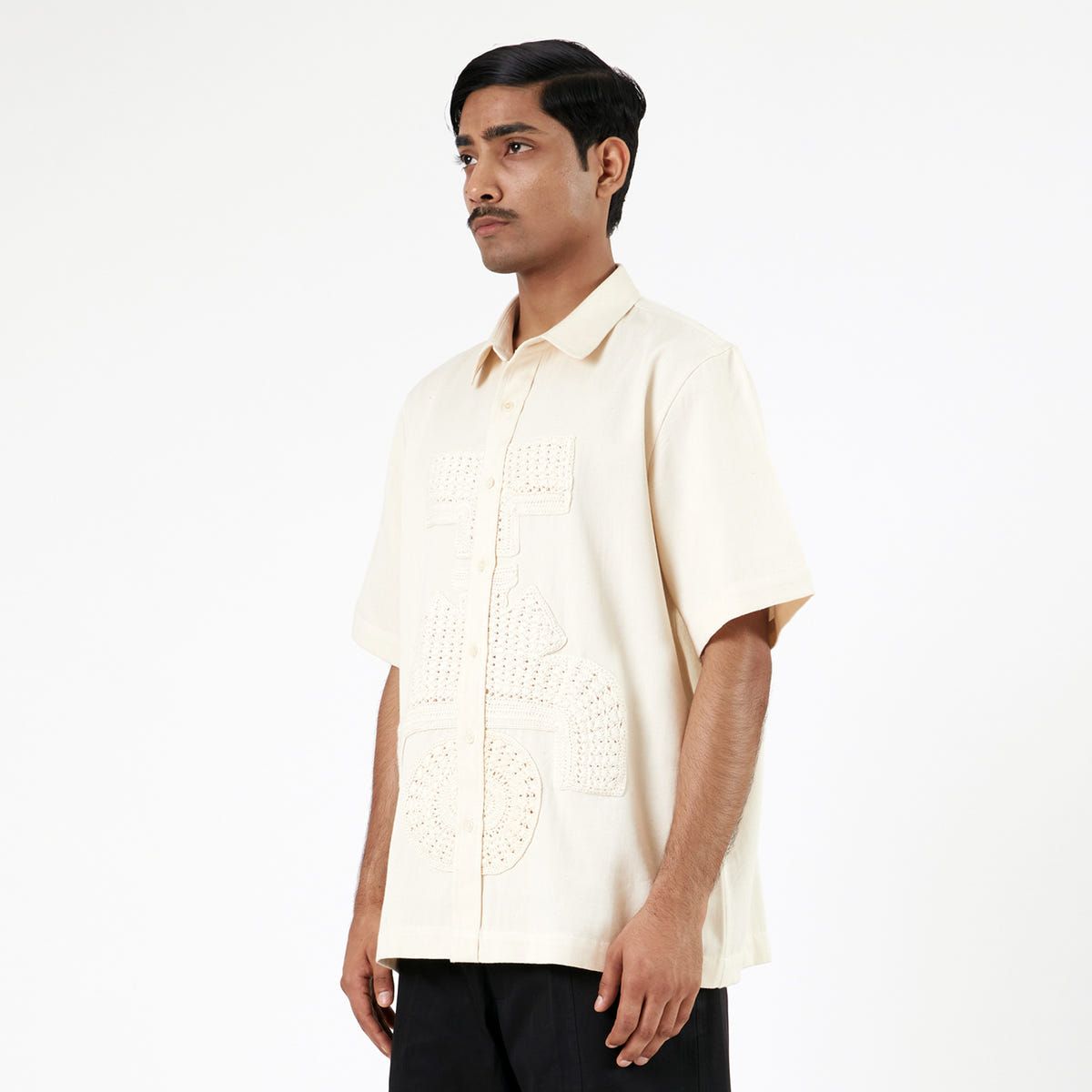 Hydrant Symbolic Applique Shirt-OW - image 2