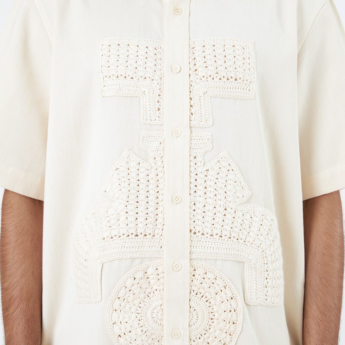 Hydrant Symbolic Applique Shirt-OW - image 4