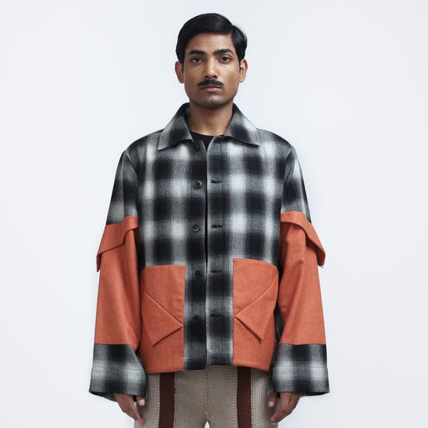 MARGN — Apparatus Origami Jacket- Orange