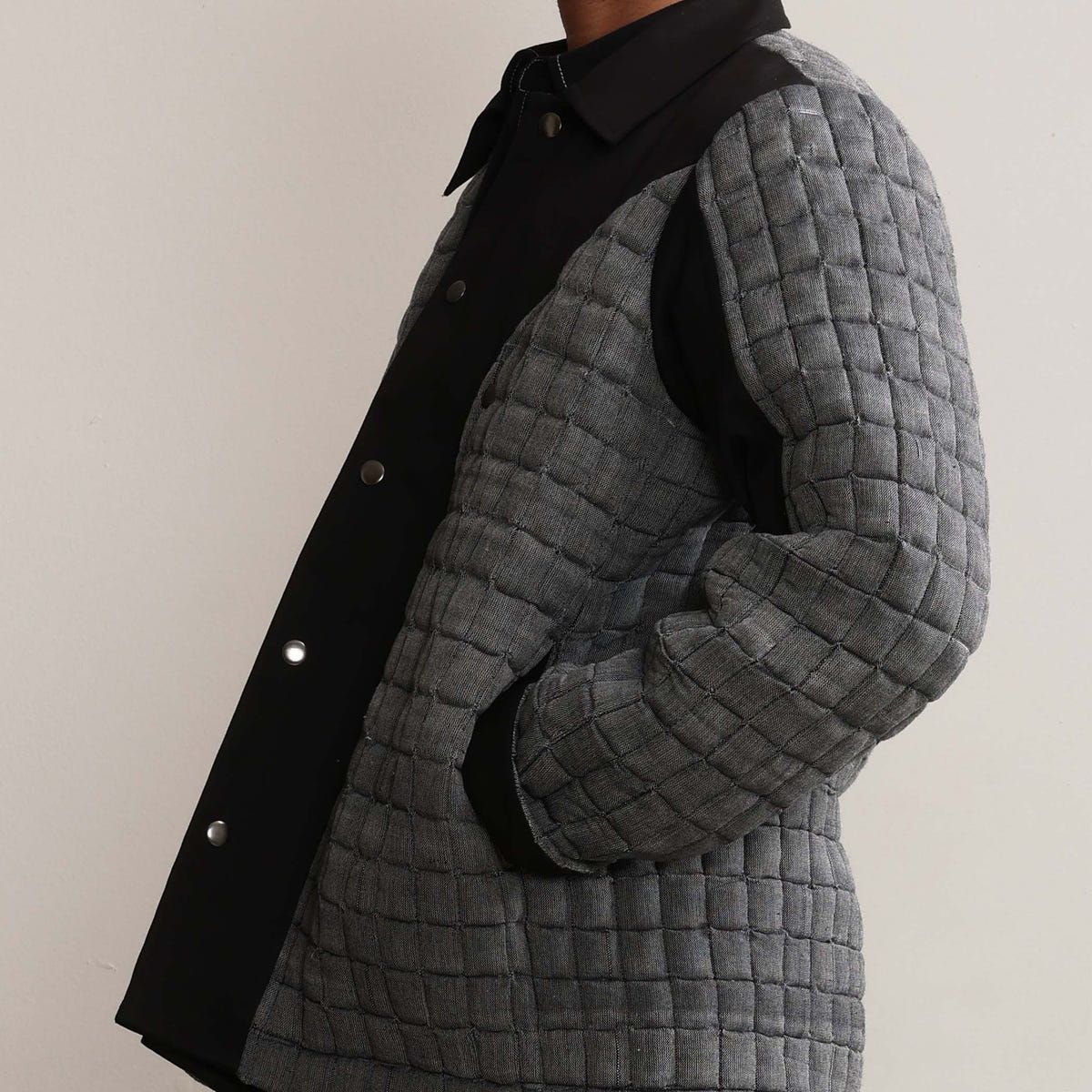 Sujani Panelled Jacket - BL - image 3