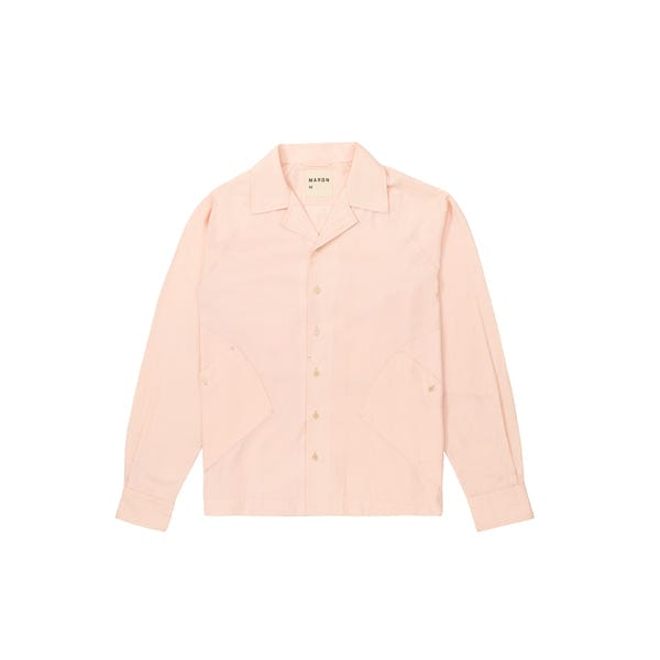 MARGN — Regiment Raglan Sleeve Shirt- Salmon