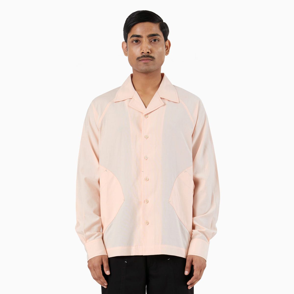 Regiment Raglan Sleeve Shirt- Salmon - image 3
