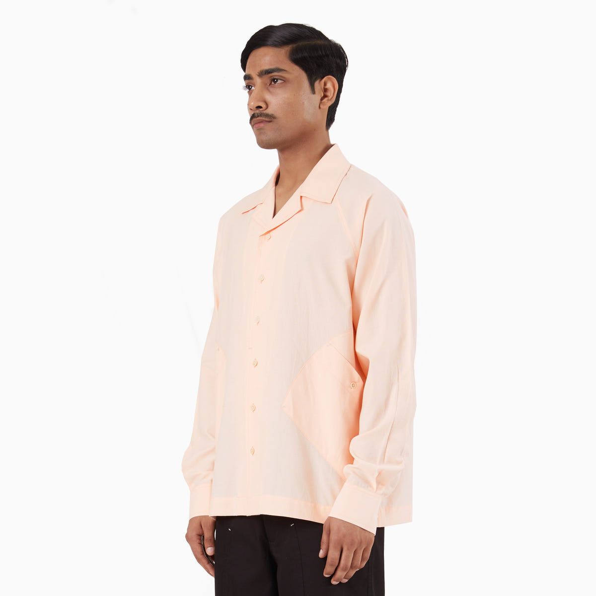 Regiment Raglan Sleeve Shirt- Salmon - image 4
