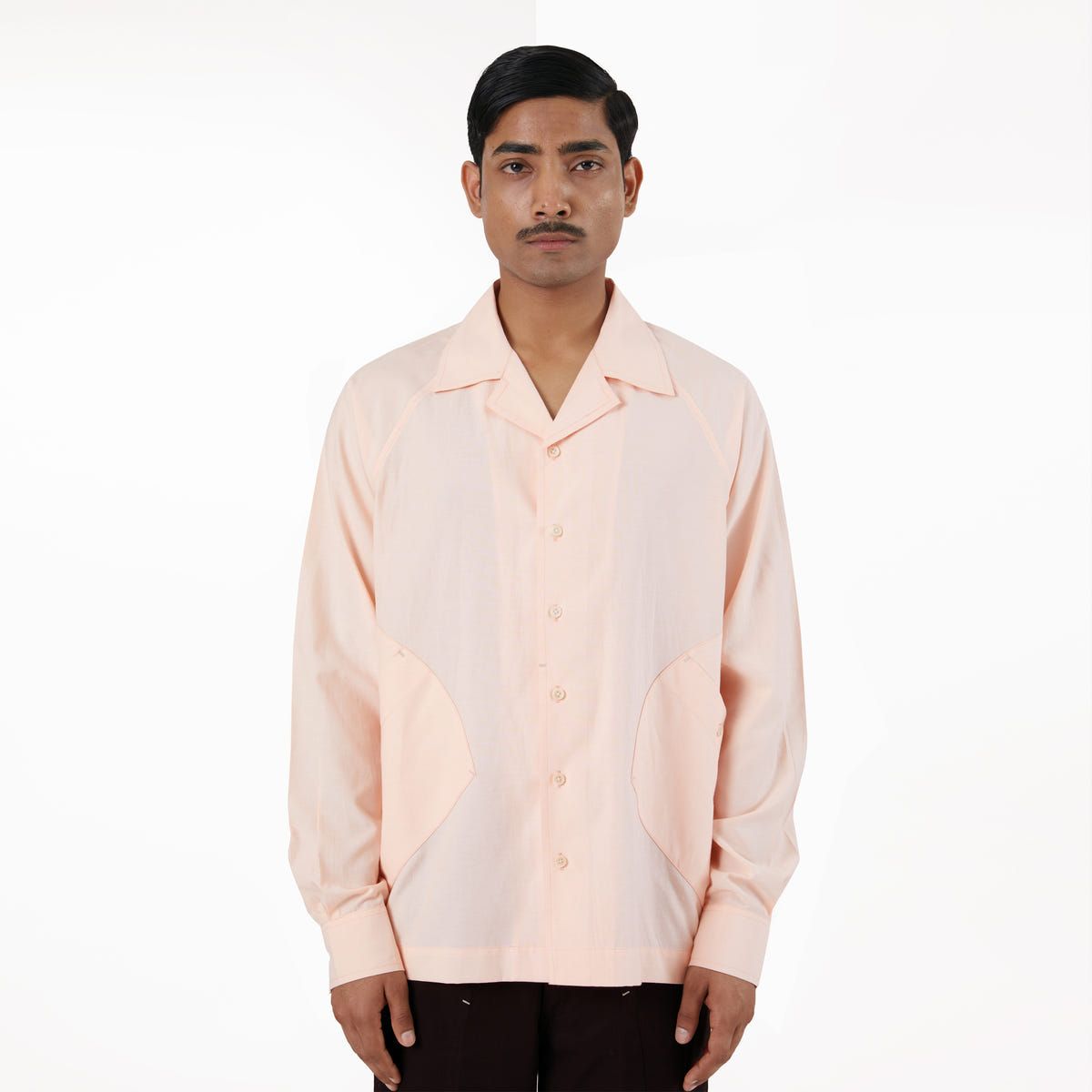 Regiment Raglan Sleeve Shirt- Salmon - image 8