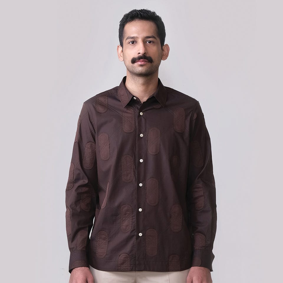 Nucleus Argyle Applique Shirt- CB - image 1