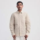 Actin Wrinkled Stripe Shirt- BE view 1