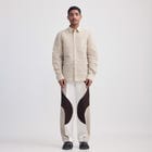 Actin Wrinkled Stripe Shirt- BE view 4