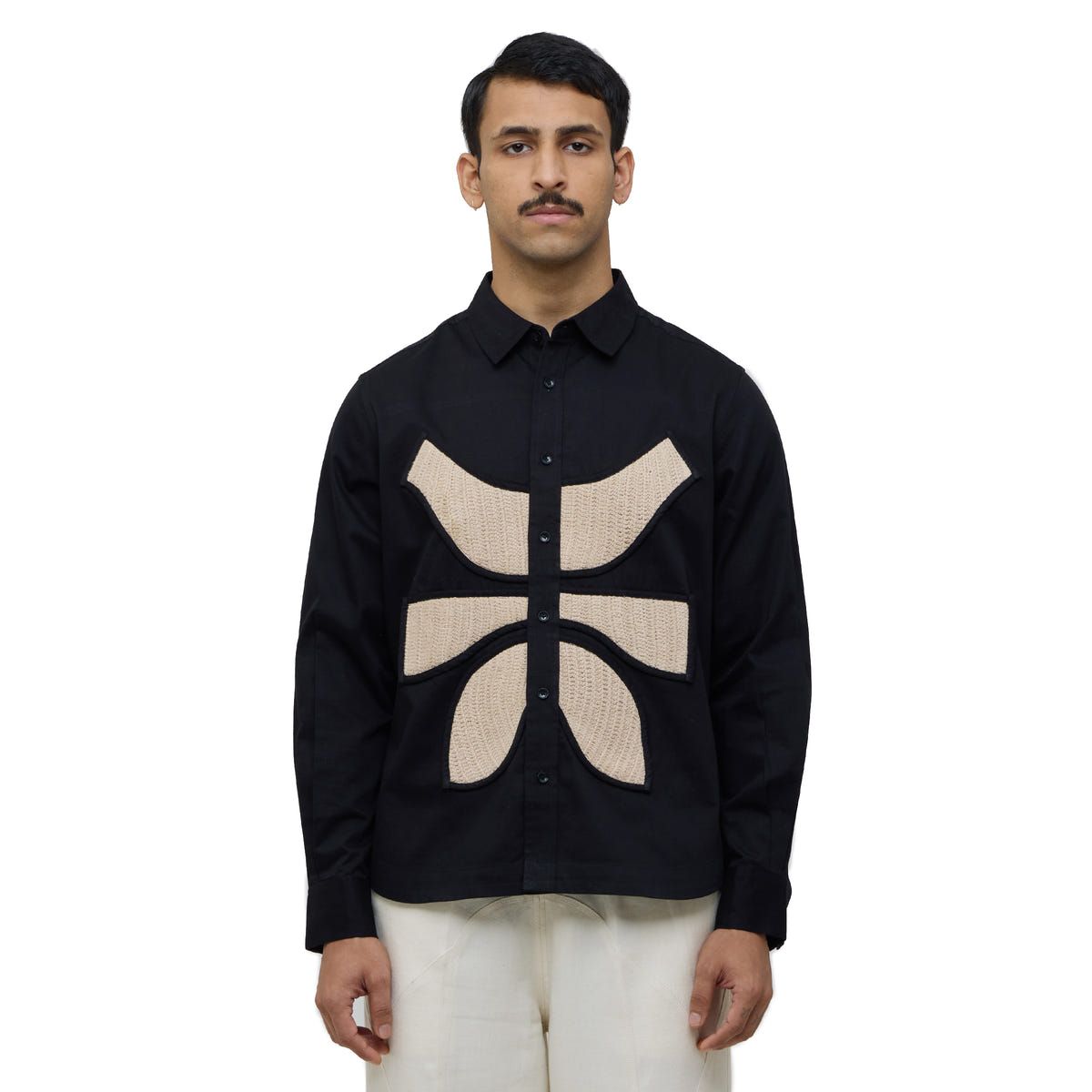 Vertebrae Symbolic Shirt Full Sleeves- Black - image 2