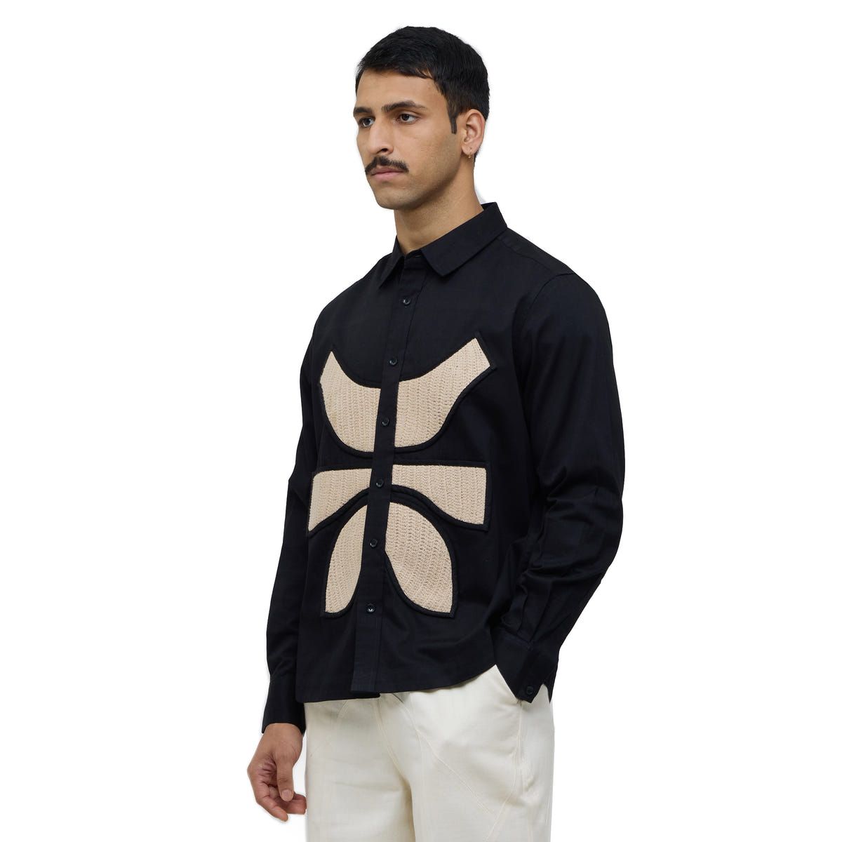 Vertebrae Symbolic Shirt Full Sleeves- Black - image 3