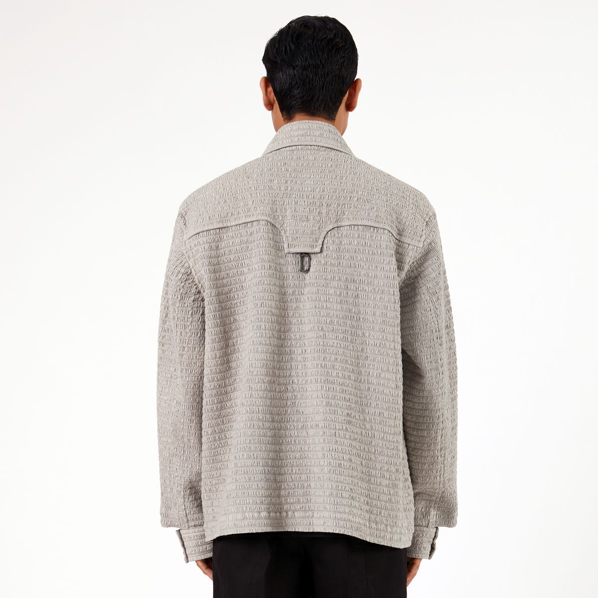 Collagen Overshirt 101- Gray - image 4