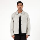 Elbow Overshirt- Gray view 1