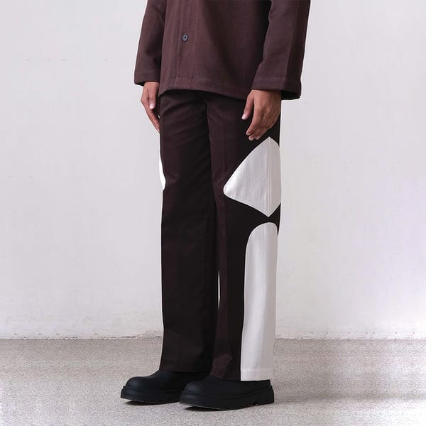 MARGN — Melanocytes Symbolic Cut Trousers