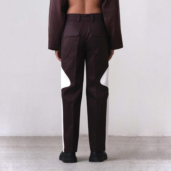 MARGN — Melanocytes Symbolic Cut Trousers