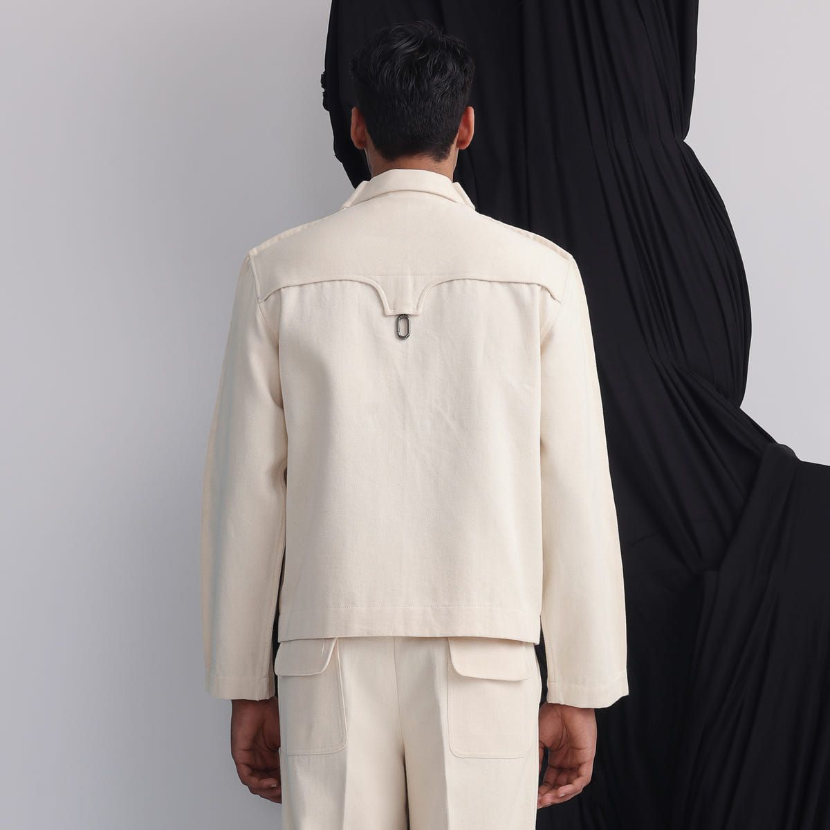 Epidermis Overshirt- Off-White - image 3