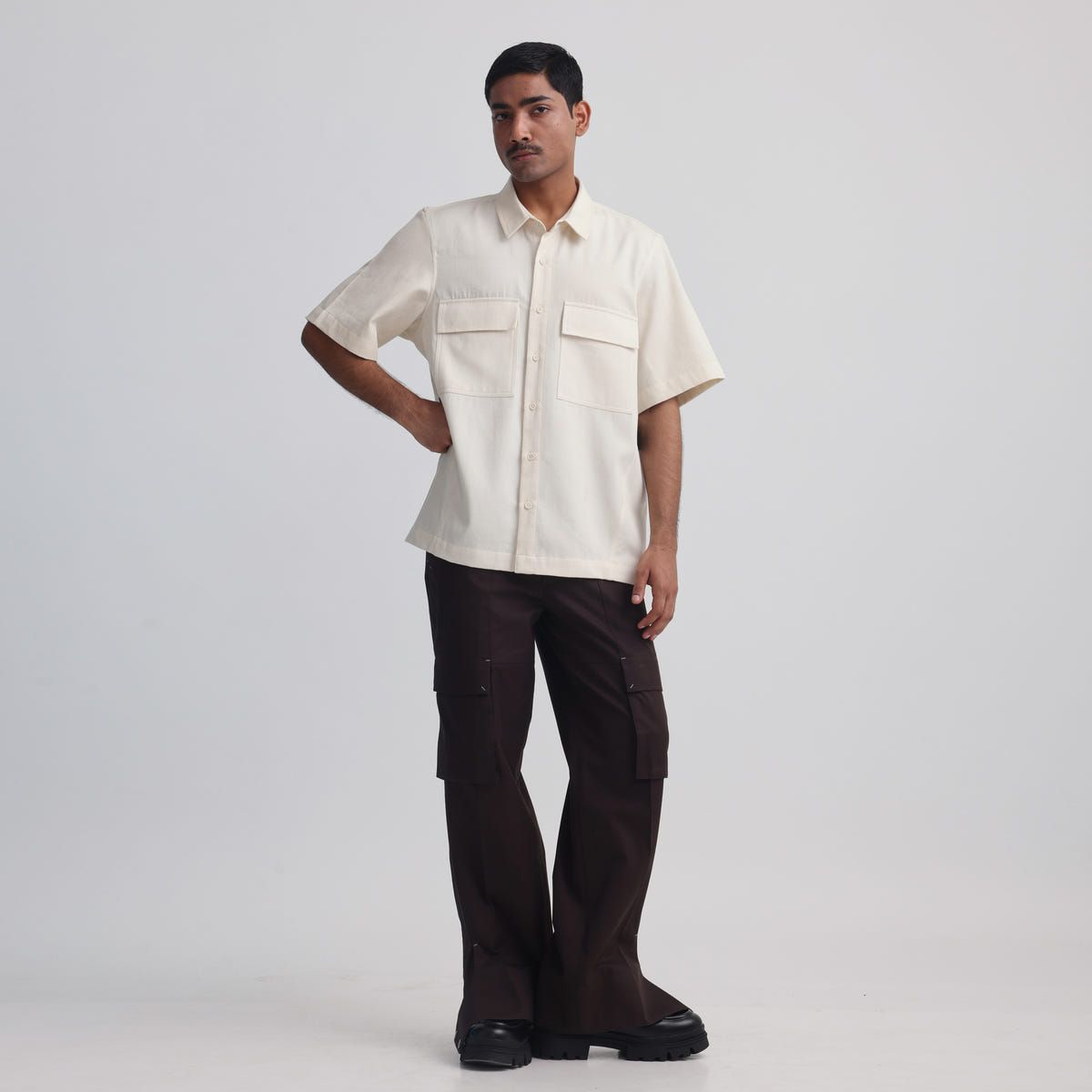 Applet Uniform Shirt- Off-White - image 4