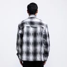 Medullary Ombre Checks Shirt- Black view 4