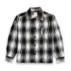 Medullary Ombre Checks Shirt- Black view 5